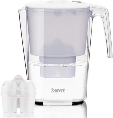 BWT Filtrační konvice Slim Mei 3,6 l + 1x filtr Mg2, bílá