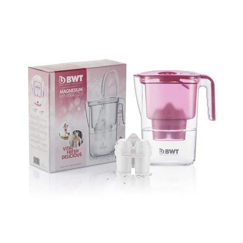 BWT Filtrační konvice Vida Mei 2,6 l  + 1x filtr Mg2, růžová
