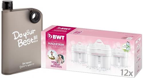 BWT Náhradní filtrační patrony Mg2 + s Flat lahví, 12 ks