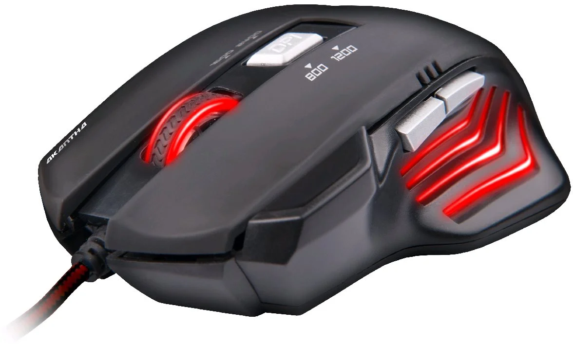 C-Tech AKANTHA, červené podsvietenie GM-01R