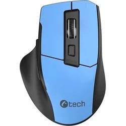 C-TECH Ergo WM-05, 1600DPI, 6 tlačítek, USB, modrá