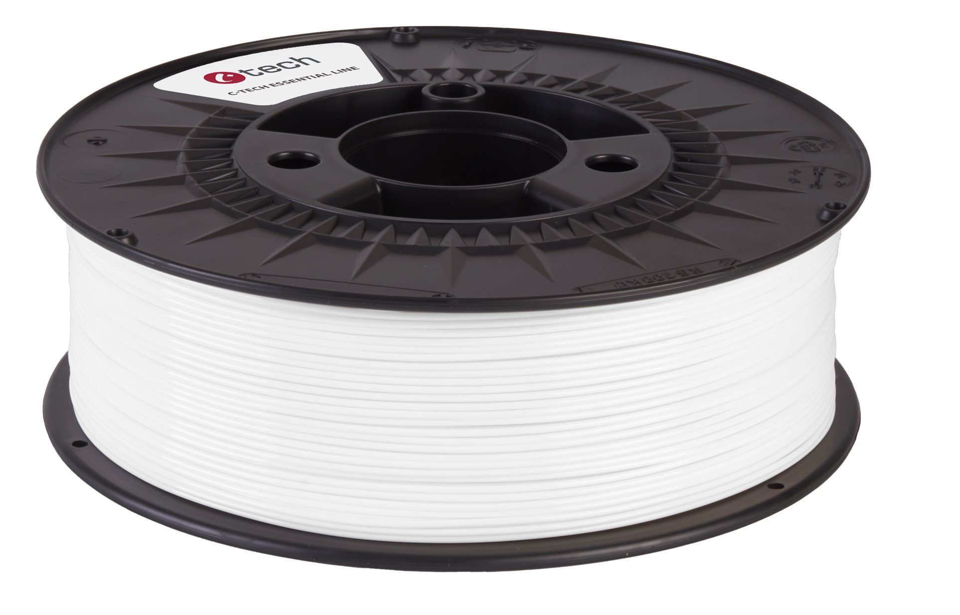 C-TECH ESSENTIAL LINE, PETG, bílá, 1,75mm, 1kg