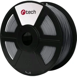 C-TECH filament ASA 1.75mm 1kg, stříbrná