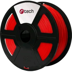 C-TECH filament HIPS 1.75mm 1kg, červená 3DF-HIPS1.75-R
