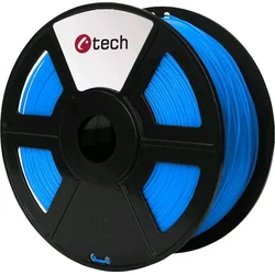C-TECH filament PETG 1.75mm 1kg, modrá 3DF-PETG1.75-B