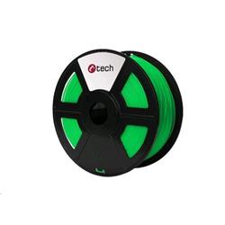 C-TECH filament PLA 1.75mm 1kg, fluorescenční zelená 3DF-PLA1.75-FG