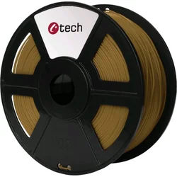 C-TECH filament PLA 1.75mm 1kg, hnědá