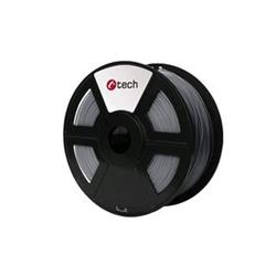 C-TECH filament PLA 1.75mm 1kg, stříbrná 3DF-PLA1.75-S - Náplně do 3D tiskárny
