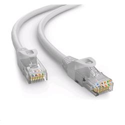 C-TECH kabel patch cord Cat6, UTP, šedá, 5m