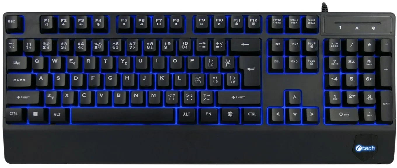 C-TECH KB-104BK, černá