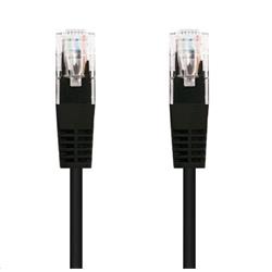 C-TECH patch cord Cat5e, UTP, black, 3m