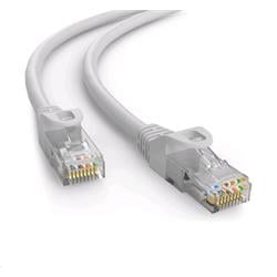 C-TECH patch kábel Cat6, UTP, sivý, 5 m