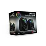 C-TECH SPK-15, 2.0, RGB, čierna