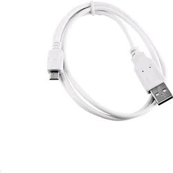 C-TECH USB 2.0 AM/microUSB, 2m, bílý