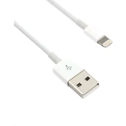 C-TECH USB 2.0 Lightning (IP5 a vyšší) kábel 1m, biely