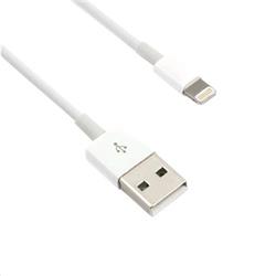 C-TECH USB 2.0 Lightning (IP5 a vyšší) kabel 1m, bílý