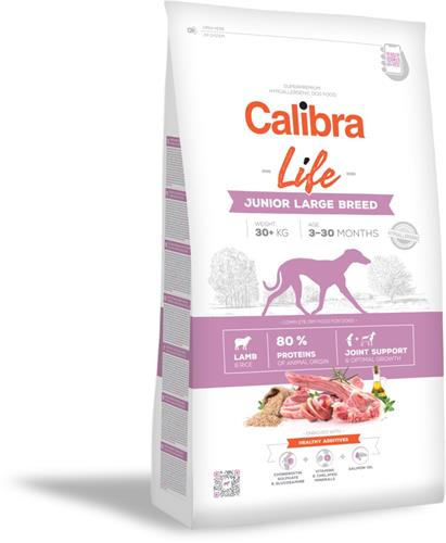 Calibra Dog Life Junior Large Breed Lamb 12kg granule pro štěňata