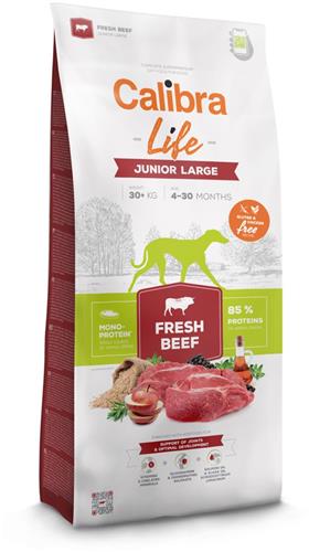 Calibra Dog Life Junior Large Fresh Beef 12kg granule pro štěňata