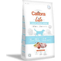 Calibra Dog Life Junior Medium Breed Chicken 12kg granule pro štěňata