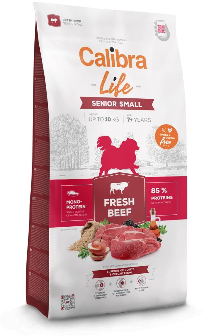 Calibra Dog Life Senior Small Fresh Beef 1,5kg granule pre psov
