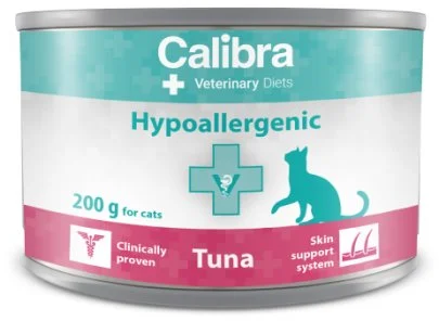 Calibra VD Cat Hypoallergenic Tuna 200g konzerva pro kočky