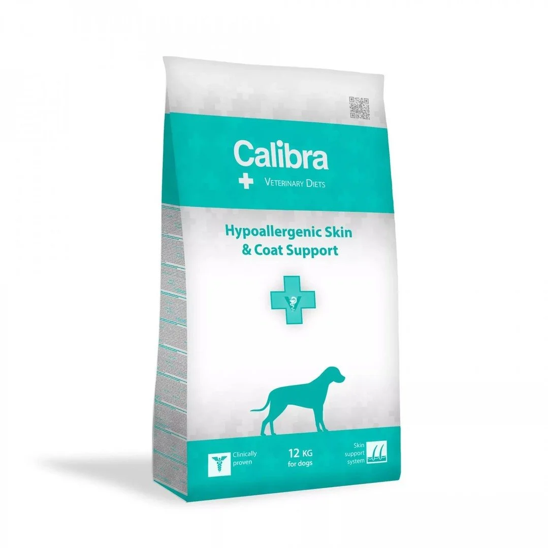 Calibra VD Dog Hypoallergenic Skin&Coat Support 12kg granule pro psy