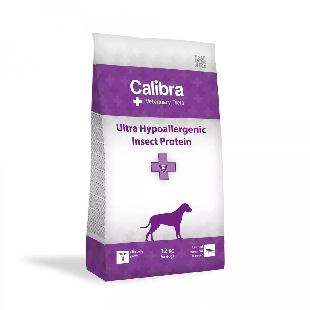 Calibra VD Dog Ultra Hypoallergenic Insect 12kg granule pro psy