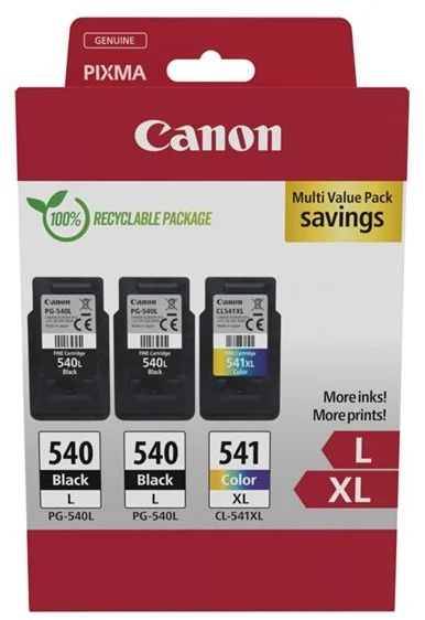 Canon 2x PG-540L + CL-541XL MultiPack