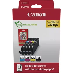 Canon CLI-526 C/M/Y/BK Photo Value Pack