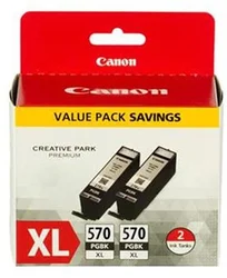 CANON PGI-570XL PGBK, 2-pack čierny veľký, originálne 0318C007