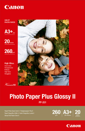 Canon PP-201 A3+ Photo Paper Plus Glossy II 20sheets 260g/m2 ***** 2311B021