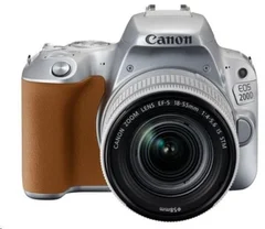 CANON zrcadlovka EOS 200D + 18-55 IS STM Silver
