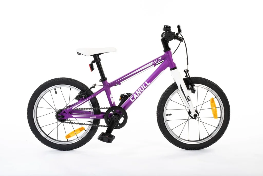 CANULL AIR 16" ultraľahký detský bicykel fialový