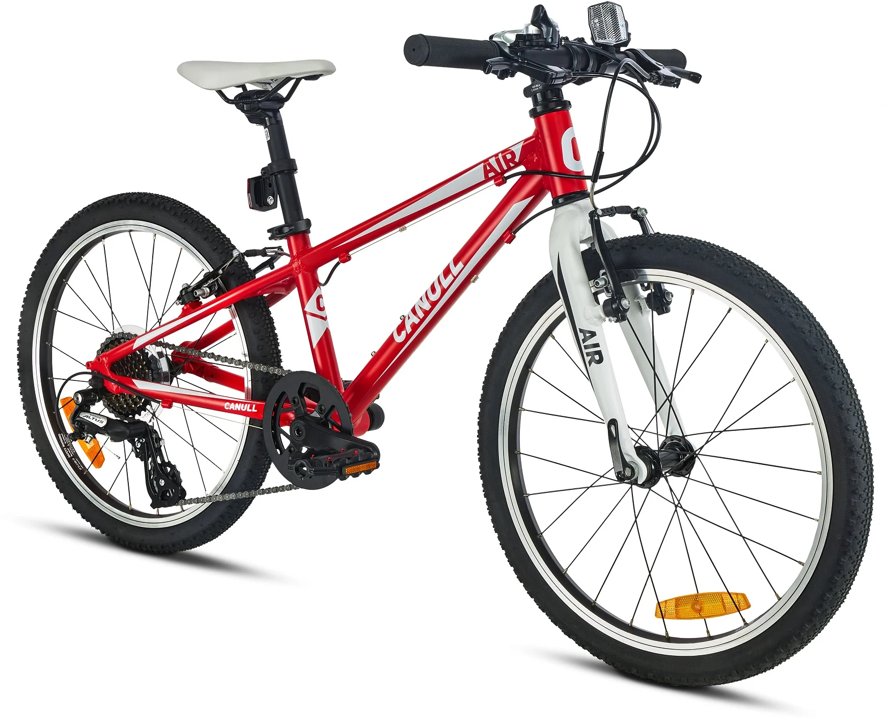 CANULL AIR 20" ultraľahký detský bicykel červený