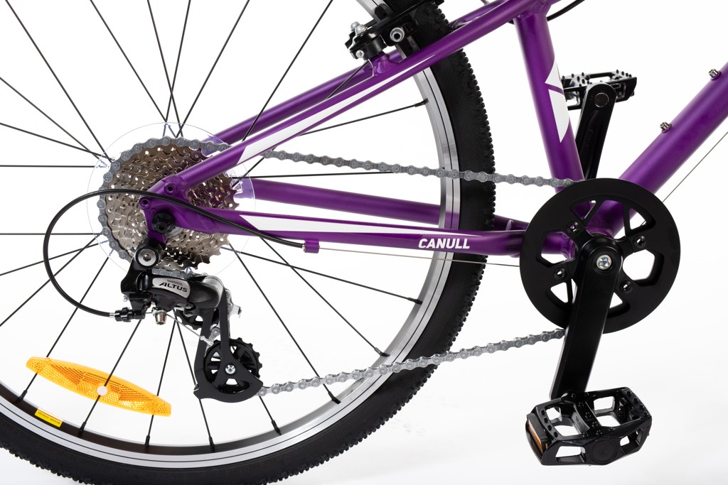 CANULL AIR 24" ultraľahký detský bicykel fialový