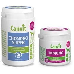 Canvit Chondro Super 230g + Canvit Imunno pro psy 100g