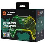 CANYON Bezdrátový gamepad GPW-02 RGB 5v1 (PS3, Nintendo Switch, iOS 13.0, Android, PC)