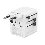 CANYON cestovní adapter OnTour 20 EU/UK/US/AUS 20W White