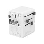 CANYON cestovní Adapter OnTour 20 EU/UK/US/AUS 70W  White