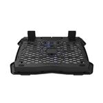 CANYON Chladiaca podložka NS02 pre notebooky s uhlopriečkou 10–15,6", LED podsvietenie, 1 ventilátor, 340 × 265 × 30 mm