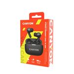 CANYON headset OnGo TWS-10 ANC+ENC Černá