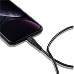 CANYON Lightning nabíjací kábel MFI-4, USB-C Napájanie 18 W, certifikovaný spoločnosťou Apple, dĺžka 1,2 m, čierny