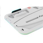 CANYON multifunkční chladící stojan pro PS5, nabíjení 2 PS5 ovladačů, bílý