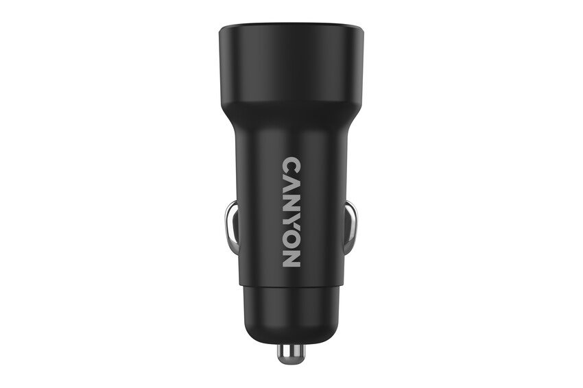 CANYON OnDrive 24 24W 2xUSB-A Čierna nabíjačka do auta
