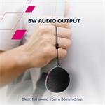 CANYON OnMove 13 5W čierny magnetický Bluetooth reproduktor