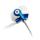 CANYON sluchátka CNR-EP7BL 20Hz-20kHz, kabel 1,5m, ear plug, white+blue