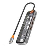 CANYON transparentný replikátor portov DS-13 7v1, PD 100W