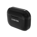 CANYON TWS-3 Bluetooth sportovní sluchátka s mikrofonem, černá