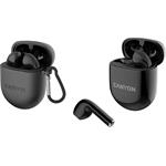 CANYON TWS6B Bluetooth bezdrátová sluchátka s mikrofonem, černá