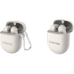 CANYON TWS6BE Bluetooth bezdrátová sluchátka s mikrofonem, béžová